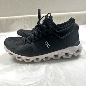 On Running Black and White Sneakers
